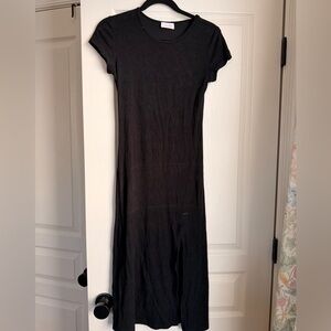 Pink Lily Classic Black Maxi Dress